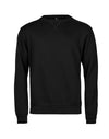 Ribbed Interlock Crewneck - Black