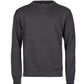Ribbed Interlock Crewneck - Dark Grey