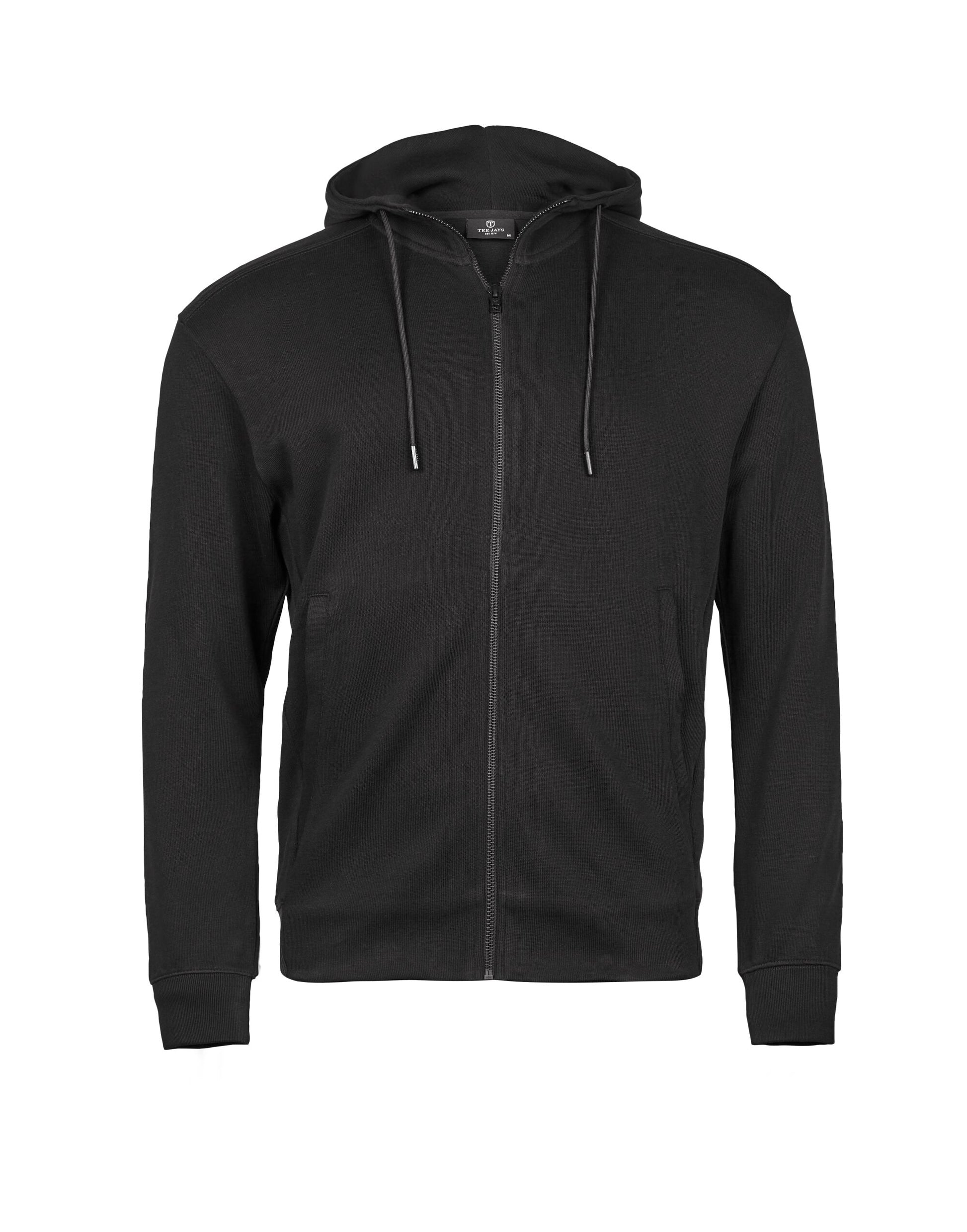 Interlock Hood Full Zip - Black