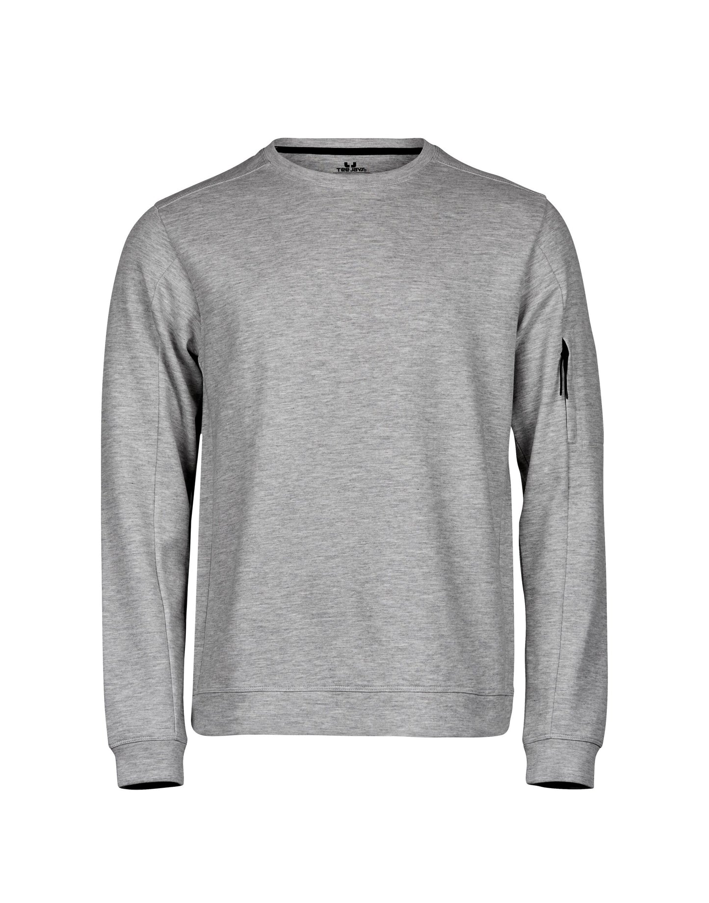 Athletic Crew Neck Sweat - Heather Grey