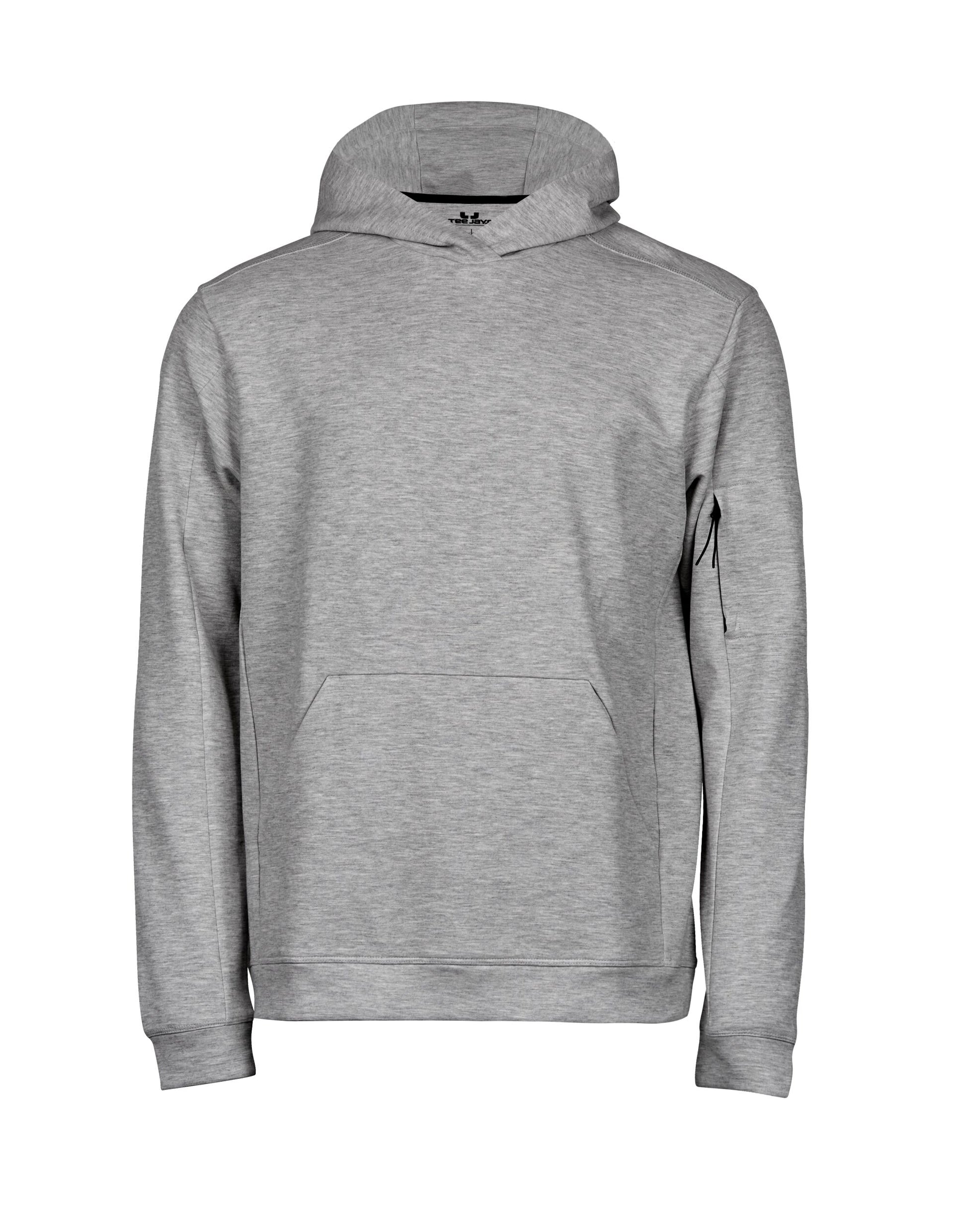 Athletic Hooded Sweat - Heather Grey