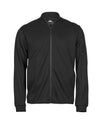 Athletic Full Zip Cardigan - Black