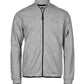 Athletic Full Zip Cardigan - Heather Grey