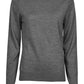 Ladies' Crew Neck Sweater - Grey Melange