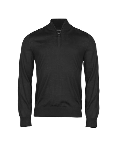 Mens Half Zip - Black