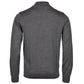 Mens Half Zip - Grey Melange
