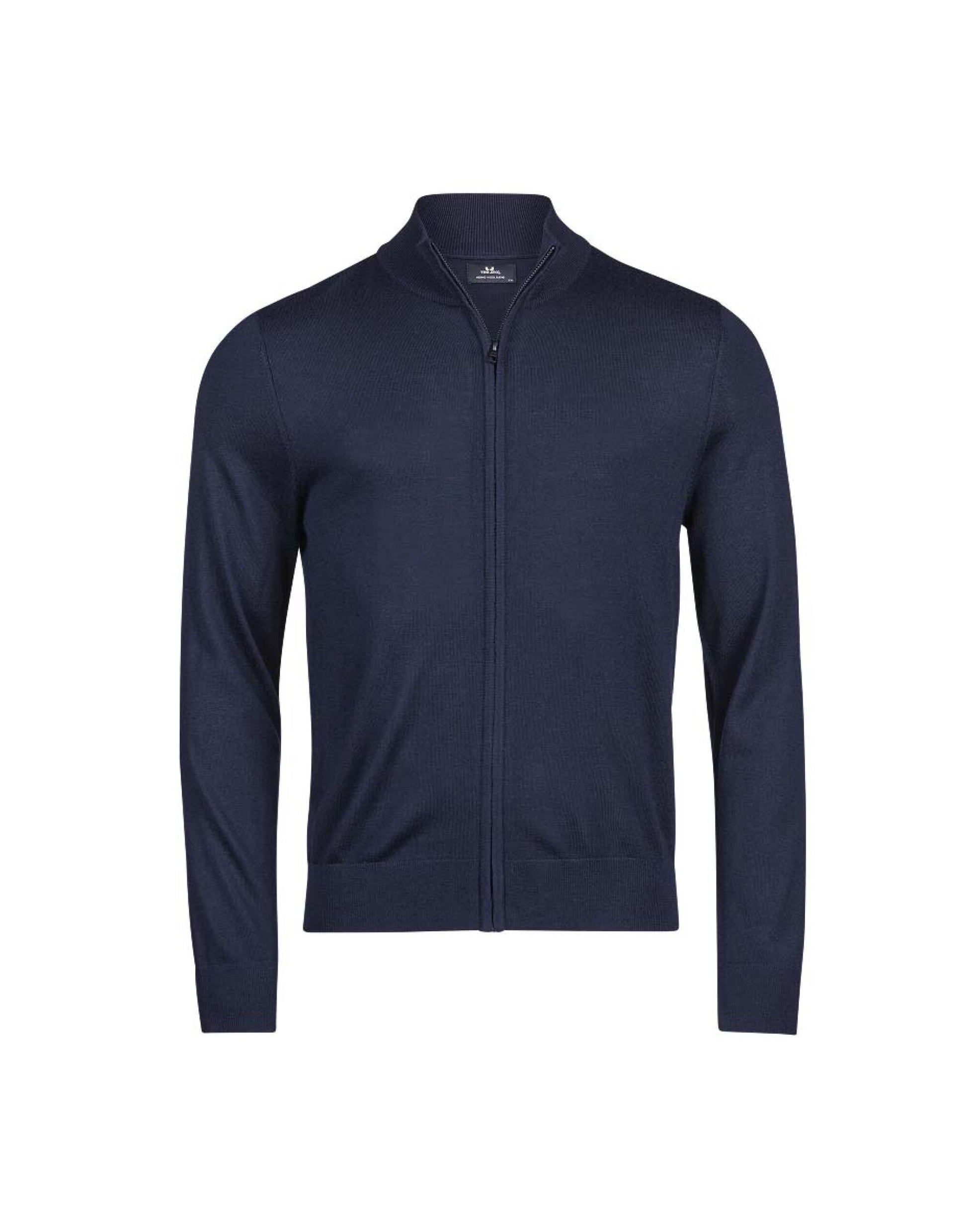 Full Zip Knit - Navy