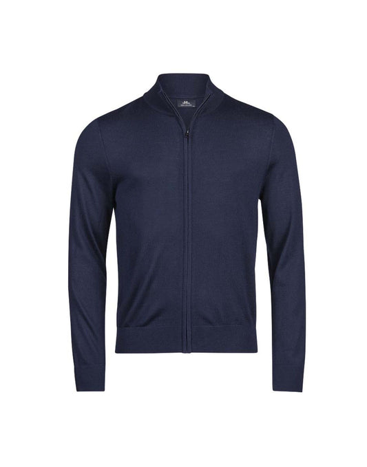 Full Zip Knit - Navy