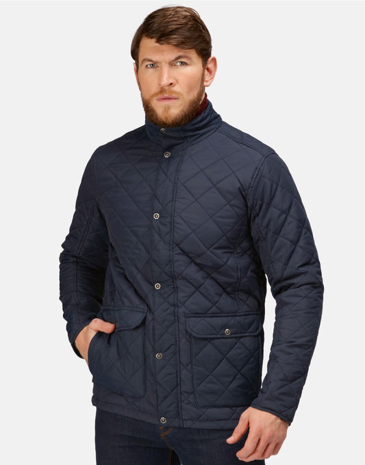 Men's Tyler Quilted Jacket - Navy