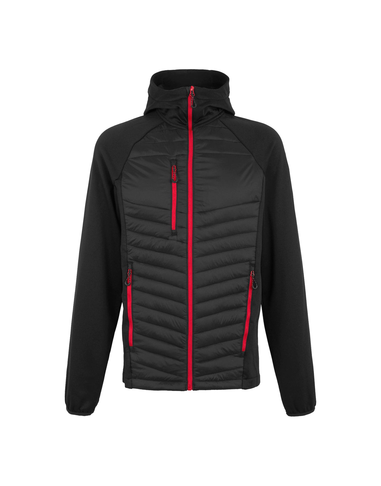 Men's Navigate Thermal Hybrid Jacket - Black/Classic Red