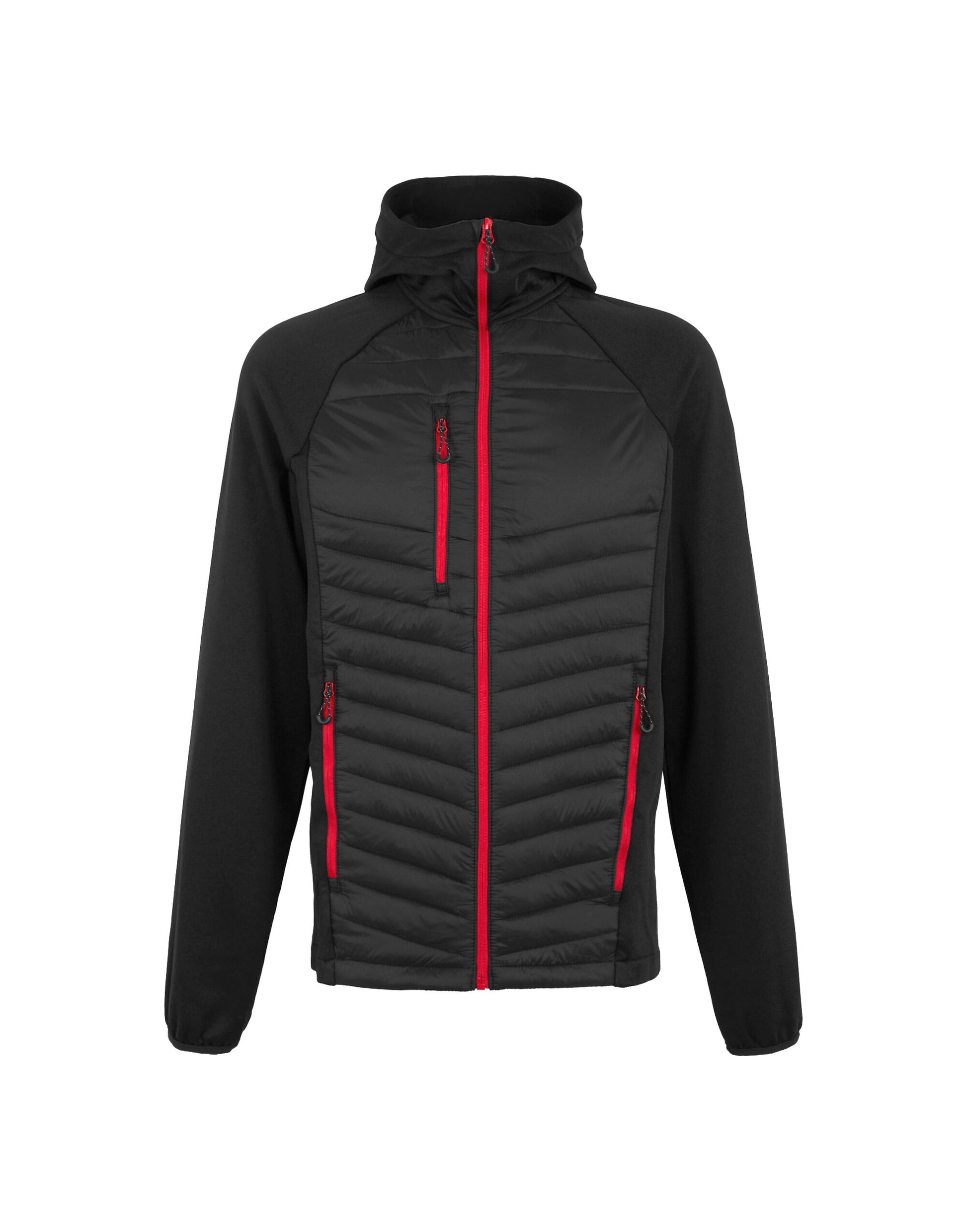 Men's Navigate Thermal Hybrid Jacket - Black/Classic Red