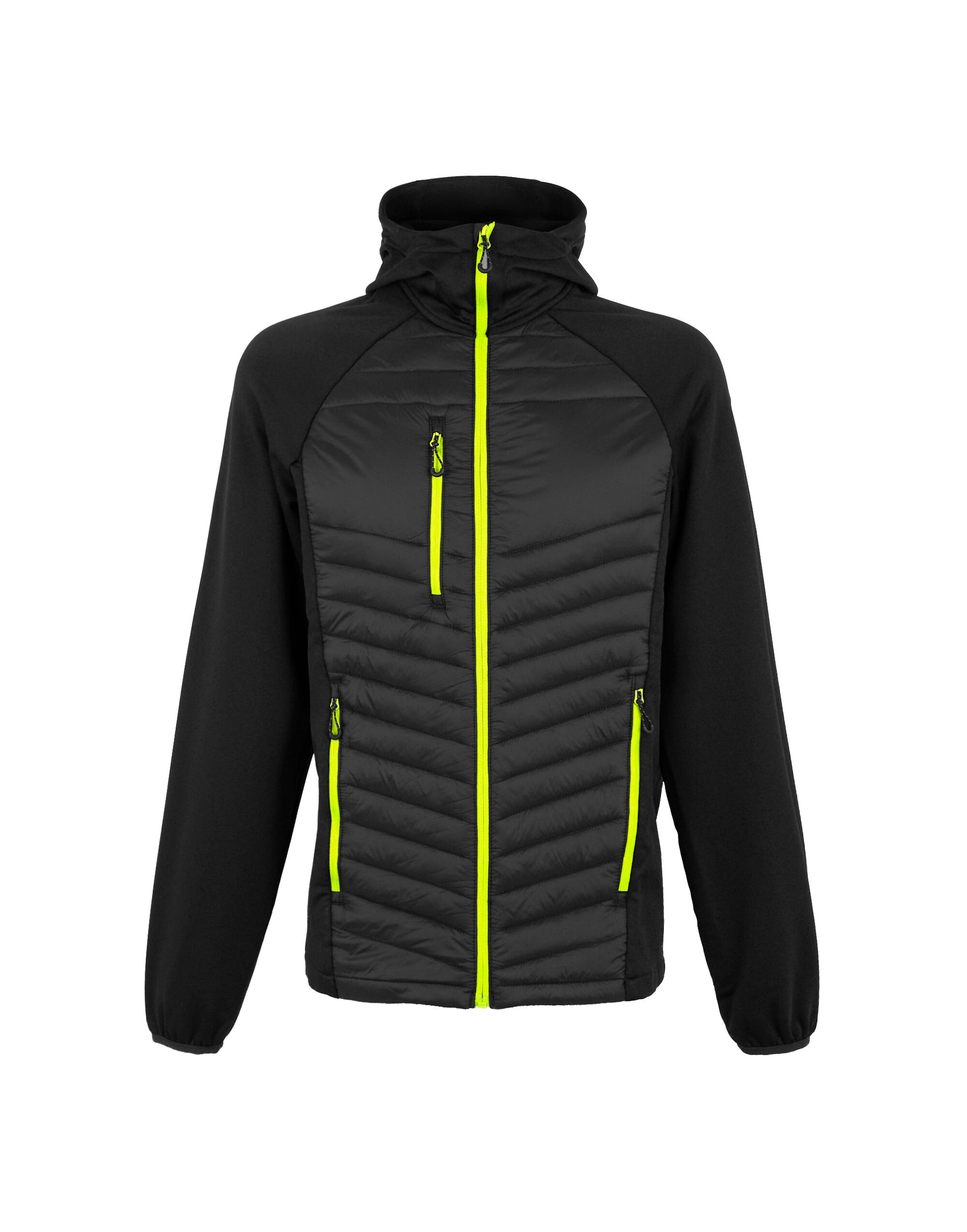 Men's Navigate Thermal Hybrid Jacket - Black/Lime