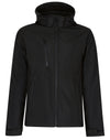 Venturer 3 Layer Hooded Softshell - Black/Black