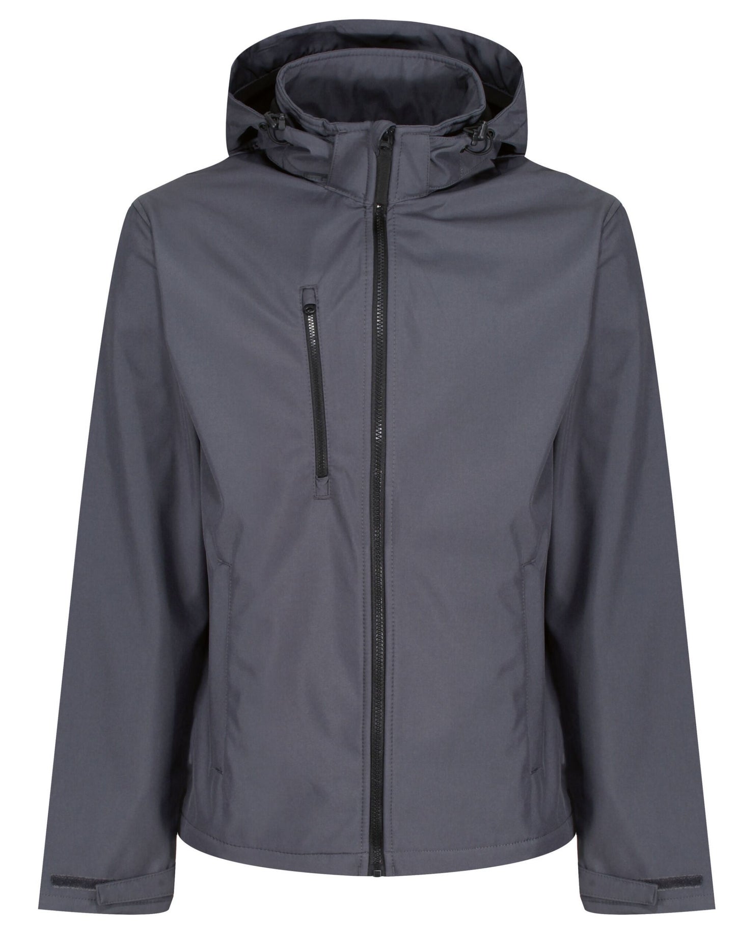 Venturer 3 Layer Hooded Softshell - Seal Grey/Black