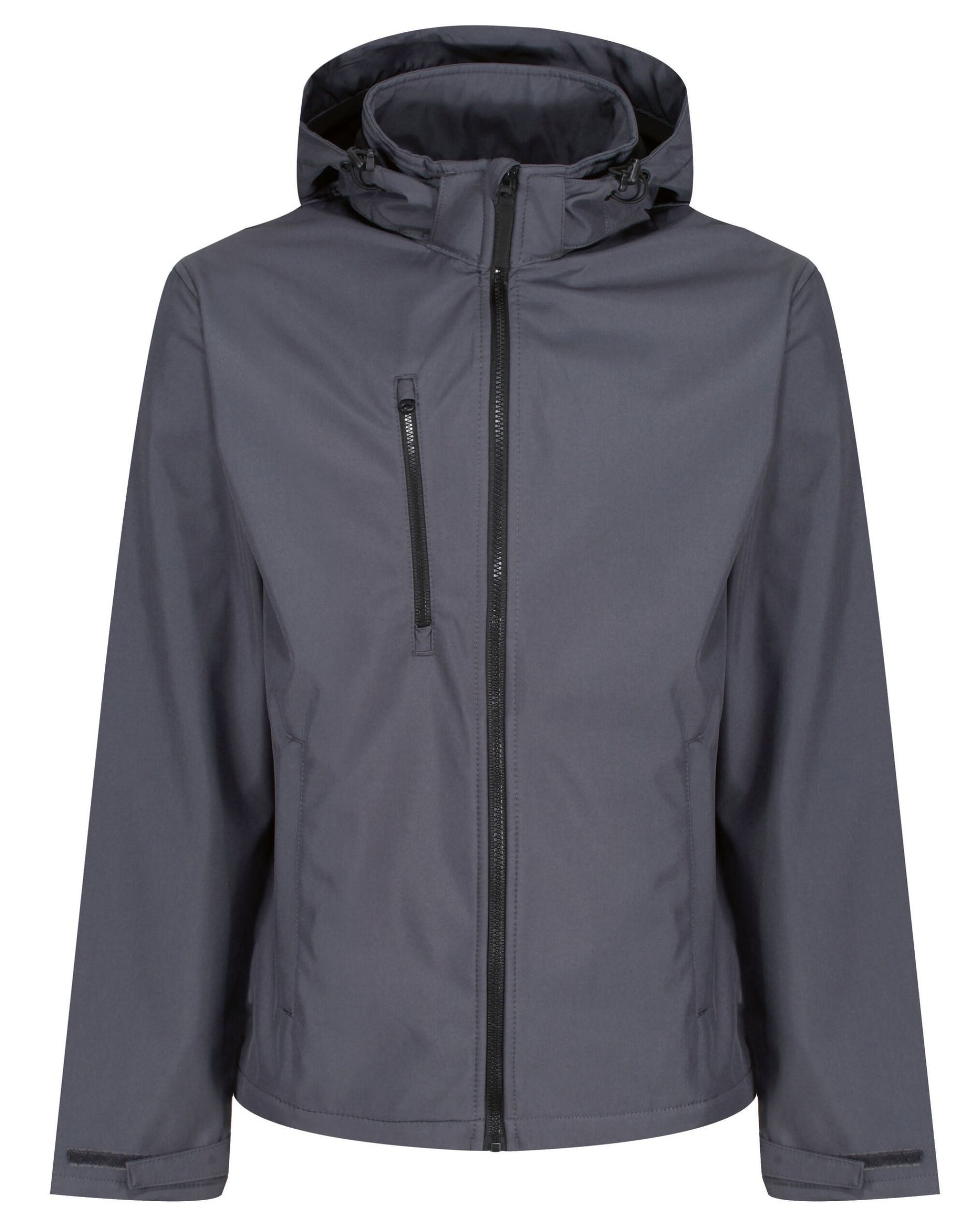 Venturer 3 Layer Hooded Softshell - Seal Grey/Black