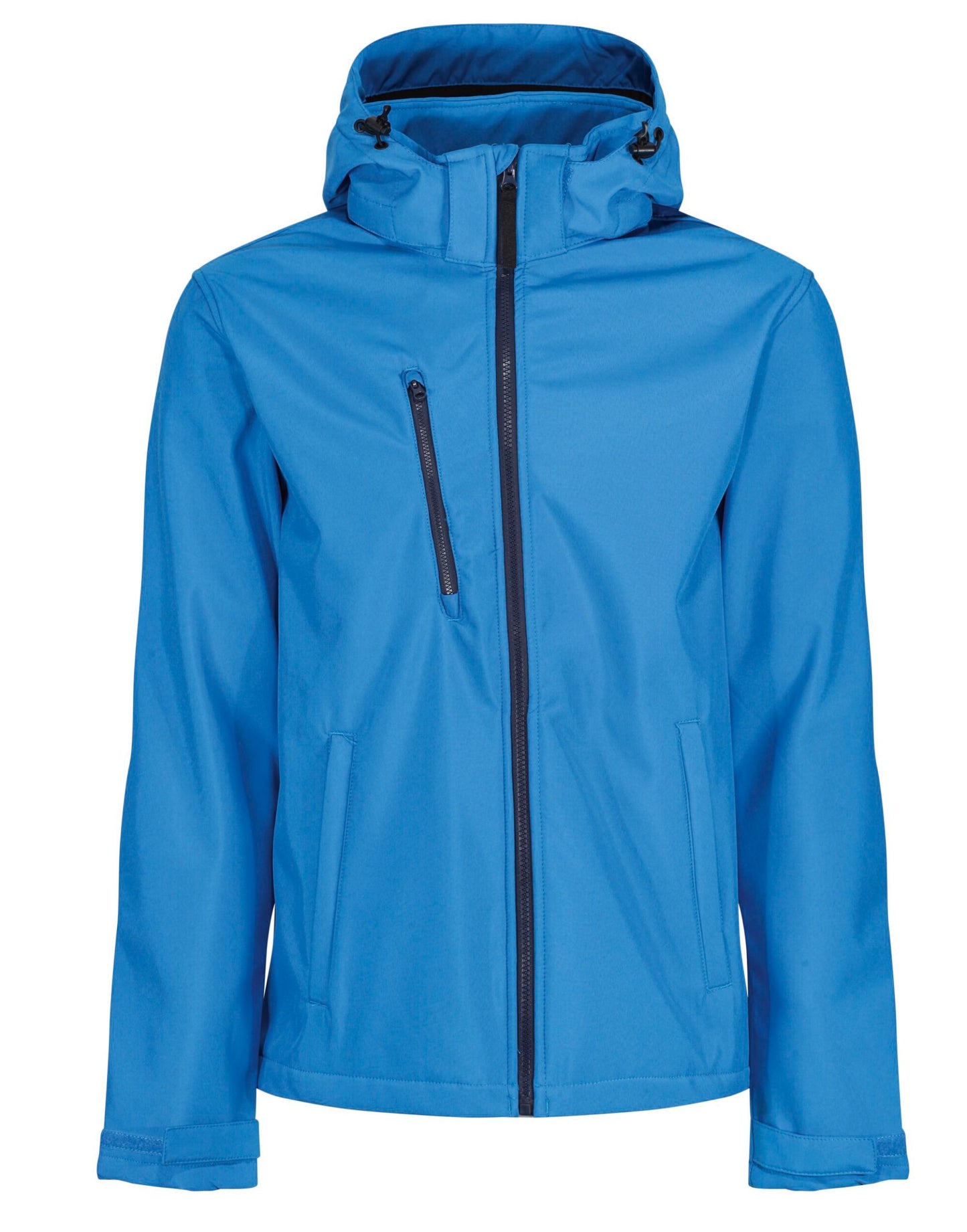Venturer 3 Layer Hooded Softshell - French Blue / Navy