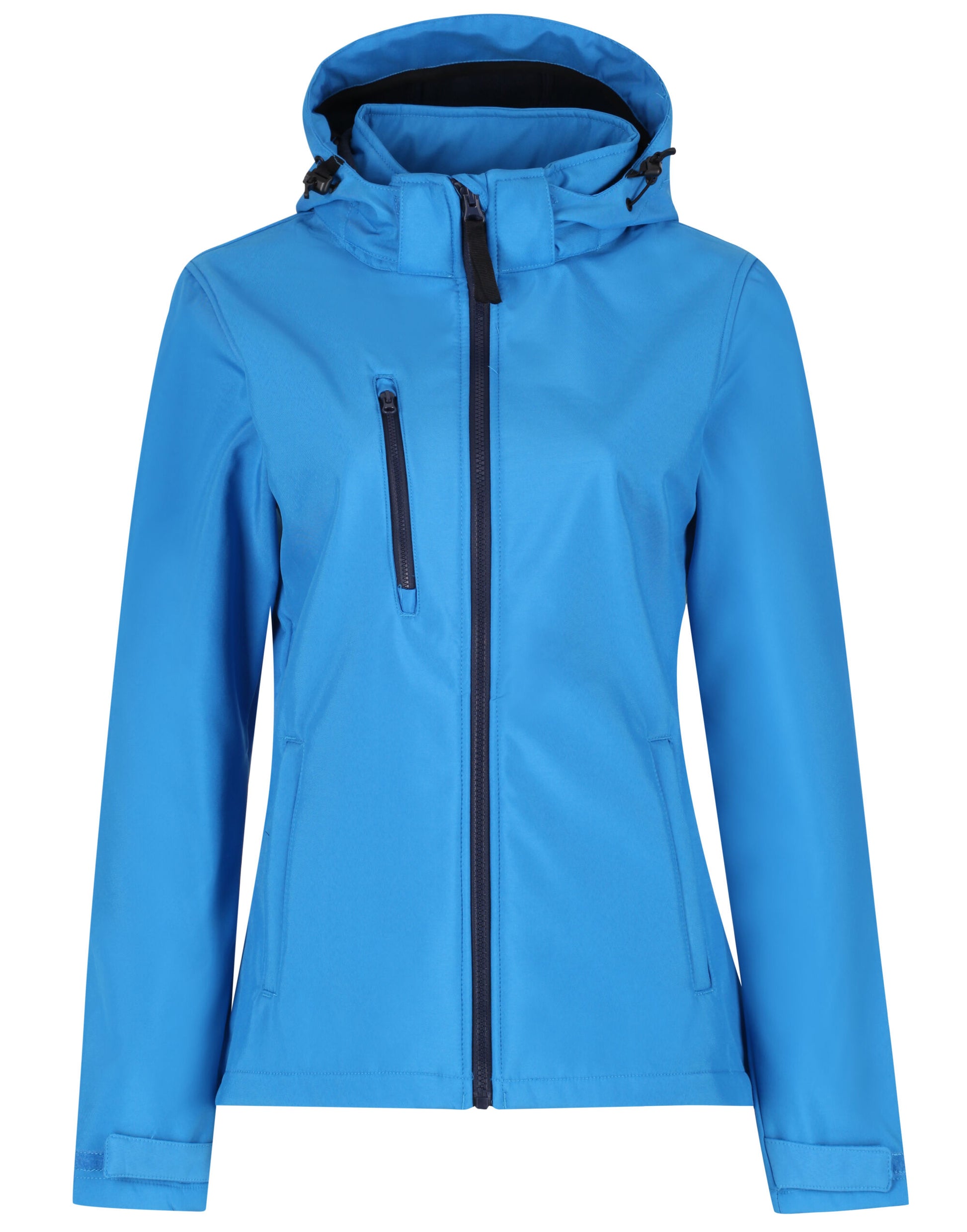 Women's Venturer Hooded Softshell - French Blue / Navy