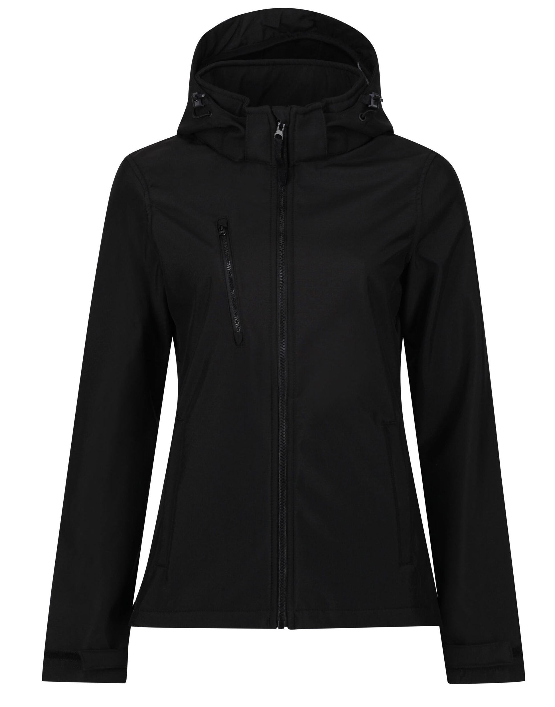 Women's Venturer Hooded Softshell - Black/Black