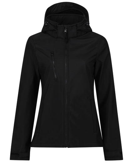 Women's Venturer Hooded Softshell - Black/Black