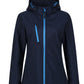 Women's Venturer Hooded Softshell - Navy/ French Blue
