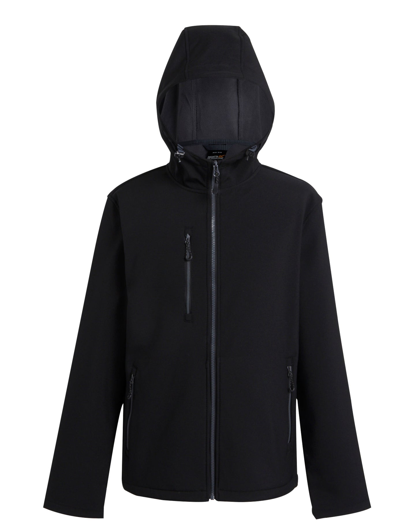 Navigate 2-Layer Hooded Softshell Jacket - Black/Seal