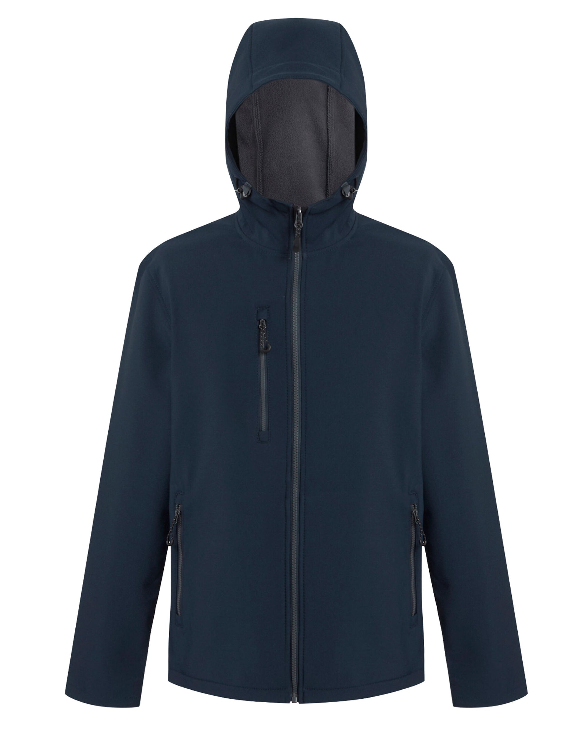 Navigate 2-Layer Hooded Softshell Jacket - Navy/Seal