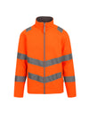 Hi-Vis Pro Contract Ablaze 2 Layer Softshell Jacket (Class 3) - Hi Vis Orange