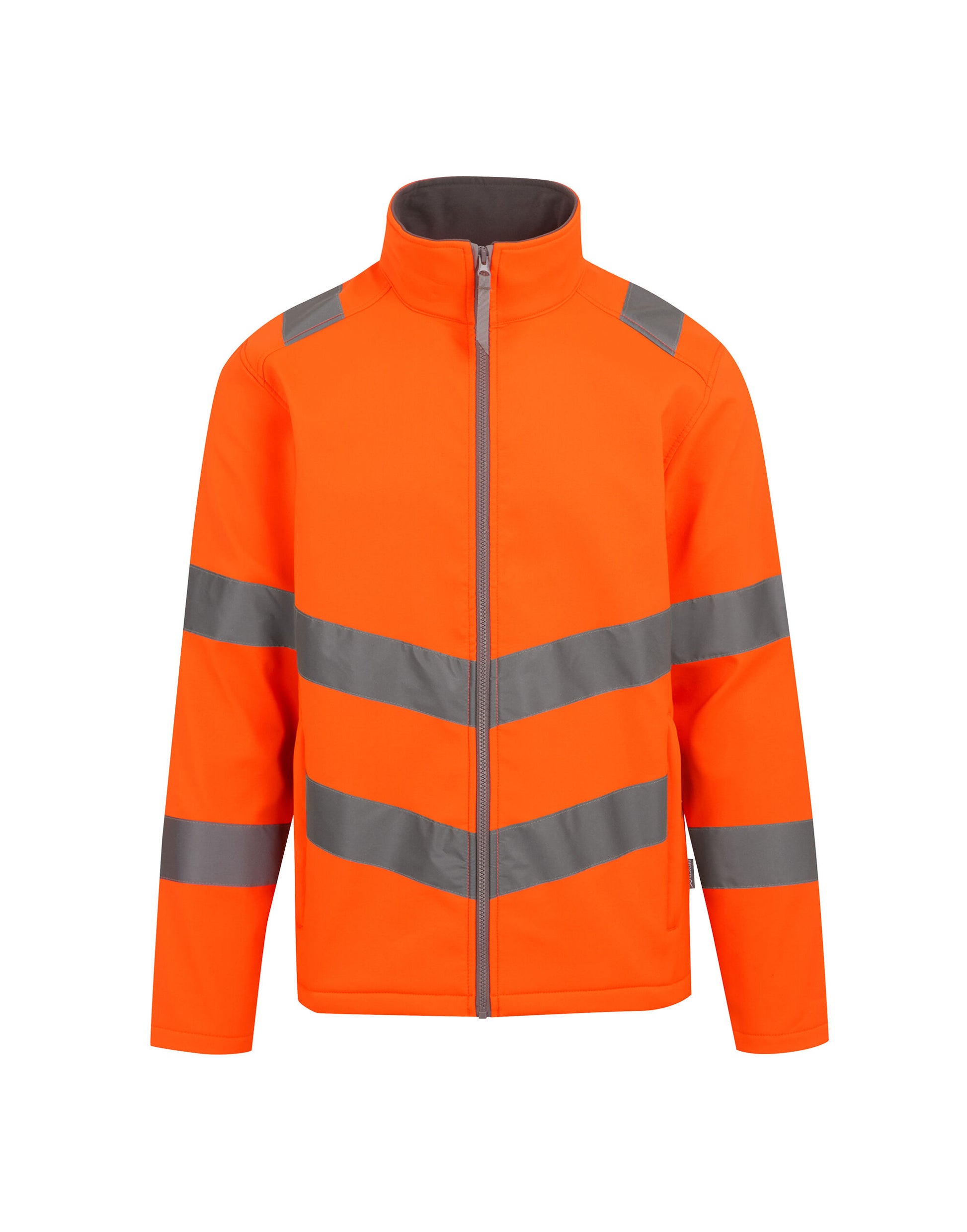 Hi-Vis Pro Contract Ablaze 2 Layer Softshell Jacket (Class 3) - Hi Vis Orange