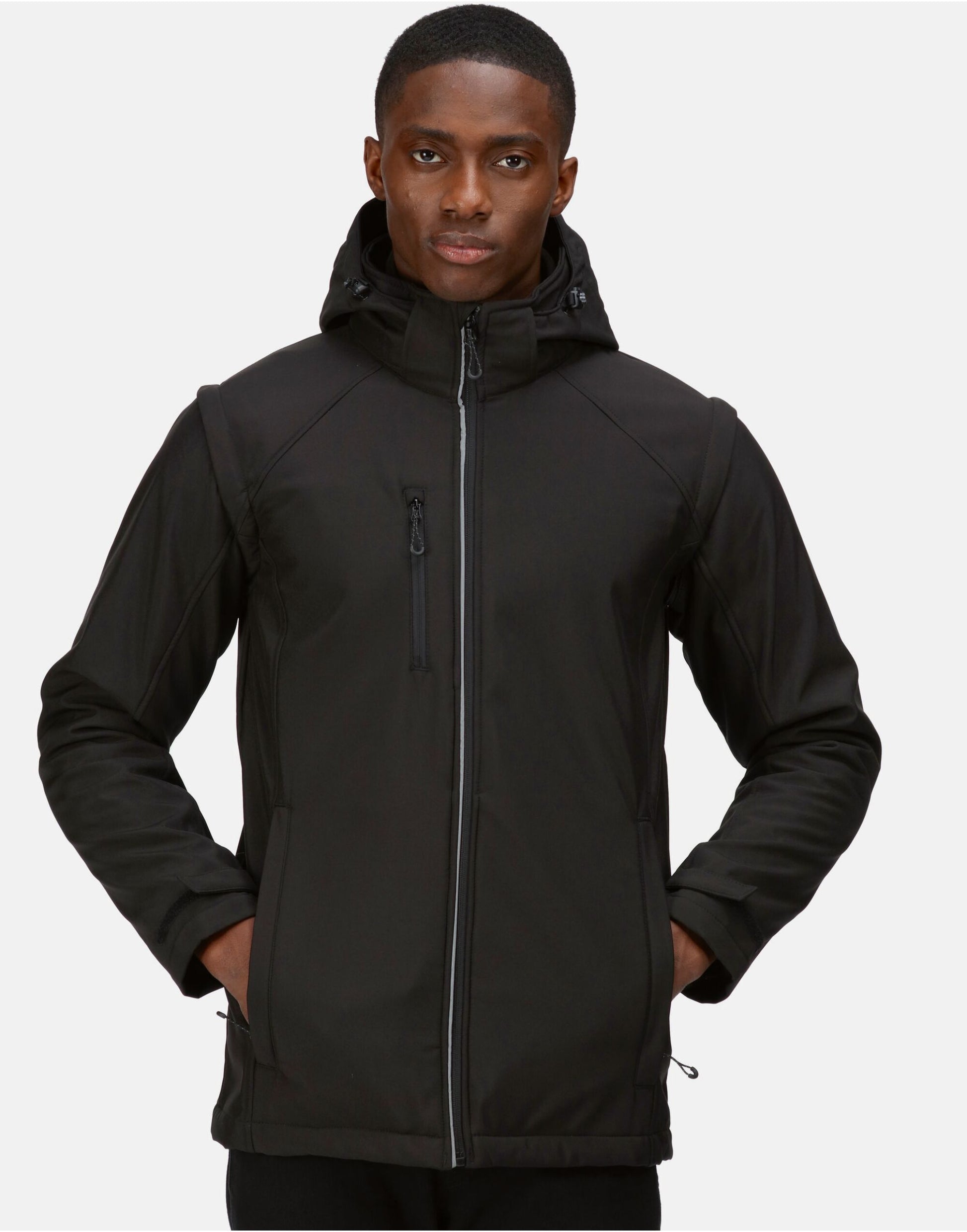 Men's Erasmus 4-In-1 Softshell Jacket - Black/Black