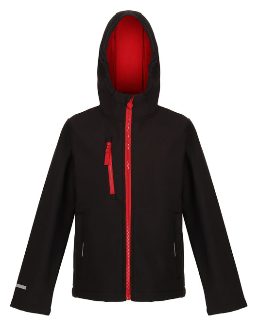Ablaze 3 Layer Softshell - Black/Classic Red