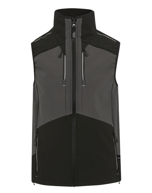 4TEX Stretch 3 Layer Bodywarmer - Slate Grey/Black