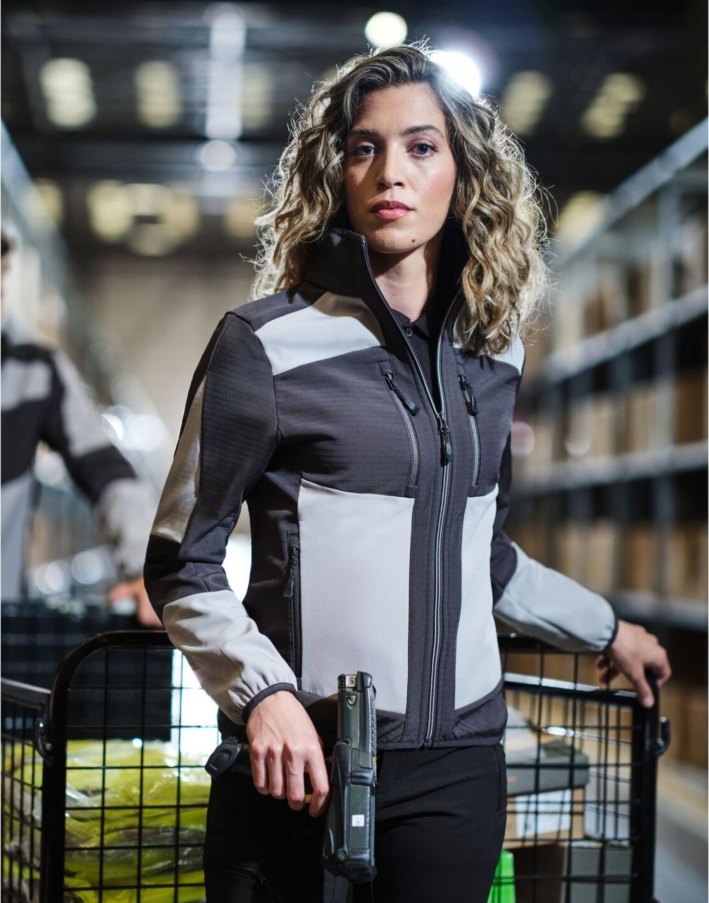 E-Volve Unisex 2 Layer Softshell Jacket - Mineral Grey/Ash