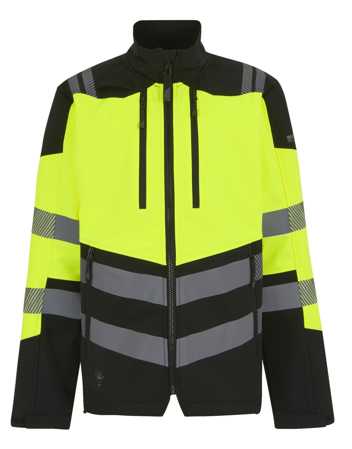 Hi-Vis X-Pro 3 Layer Softshell - Black/Hi-Vis Yellow