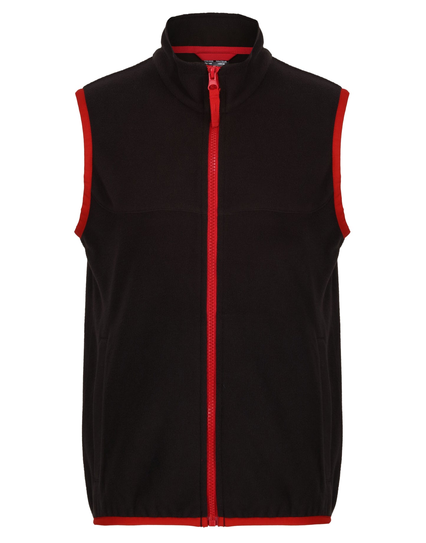 Micro Fleece Bodywarmer - Black/Classic Red