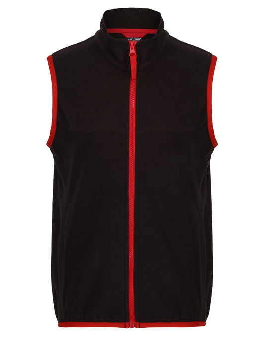 Micro Fleece Bodywarmer - Black/Classic Red