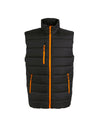 Men's Navigate Thermal Bodywarmer - Black Orange Pop