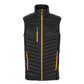 Men's Navigate Hybrid Bodywarmer - Black Orange Pop