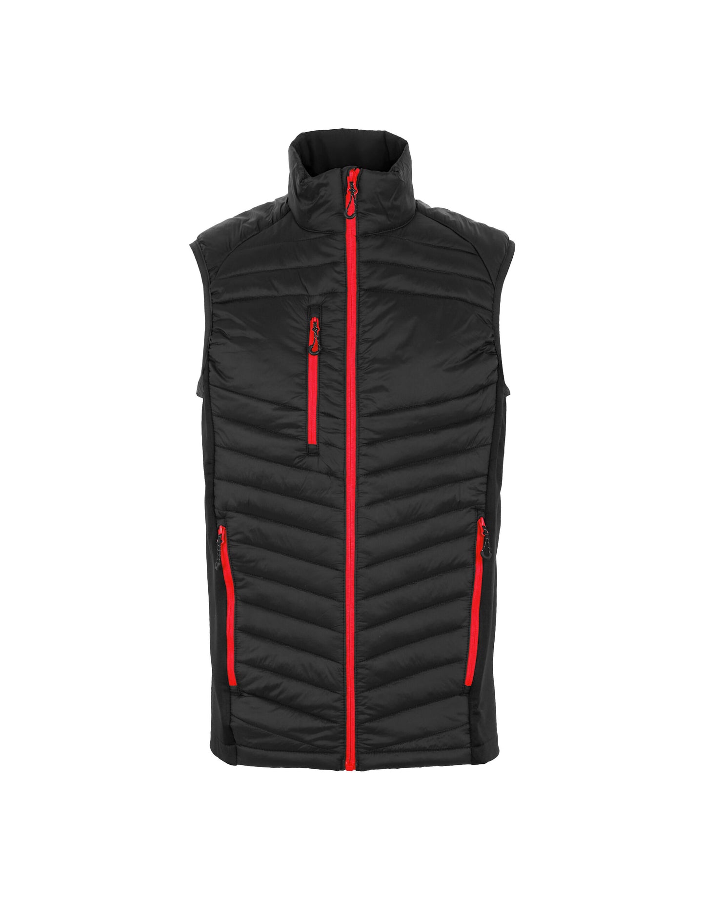 Men's Navigate Hybrid Bodywarmer - Black/Classic Red