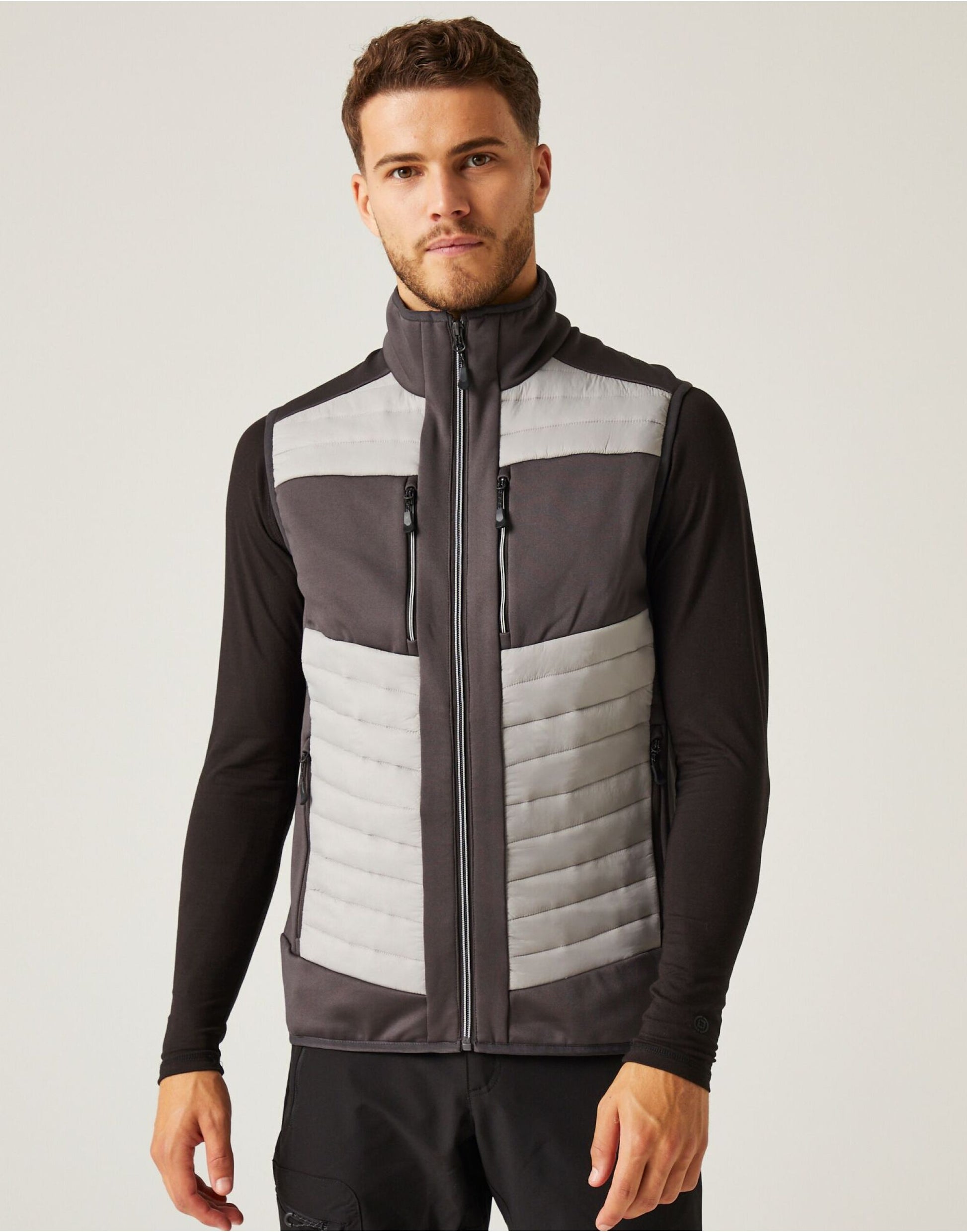 E-Volve Unisex Thermal Hybrid Bodywarmer - Mineral Grey/Ash