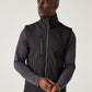 Navigate Two Layer Soft Shell Bodywarmer - Black/Seal