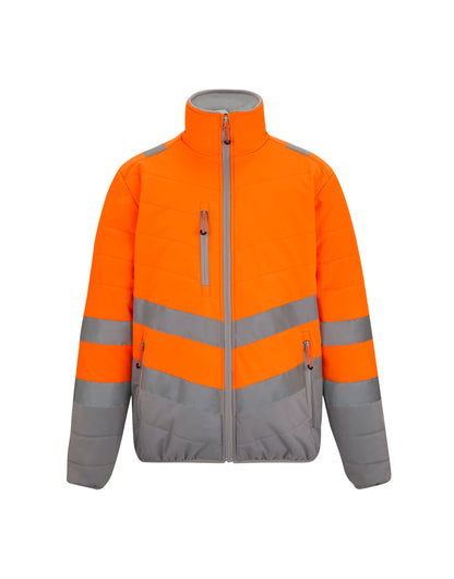 Hi-Vis Two-Tone Thermal jacket - Hi Vis Orange
