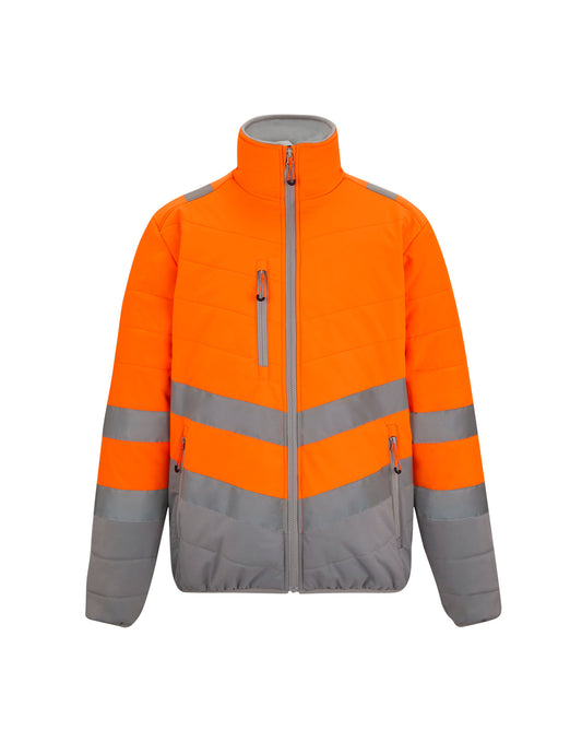 Hi-Vis Two-Tone Thermal jacket - Hi Vis Orange