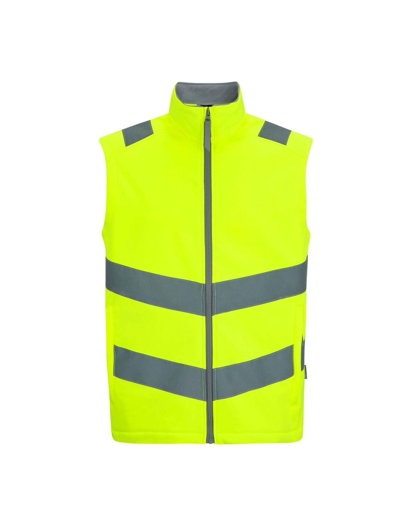 Hi-Vis Pro Contract Ablaze Softshell Bodywarmer - Hi-Vis Yellow