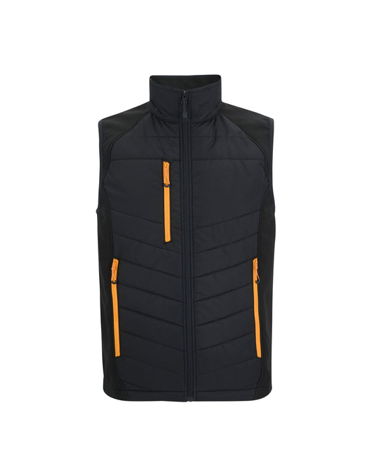 Pro Universal Bodywarmer - Black Orange Pop