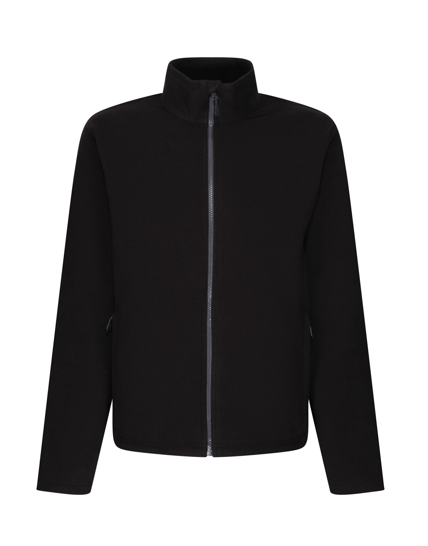 Recycled Full Zip Fleece - Black
