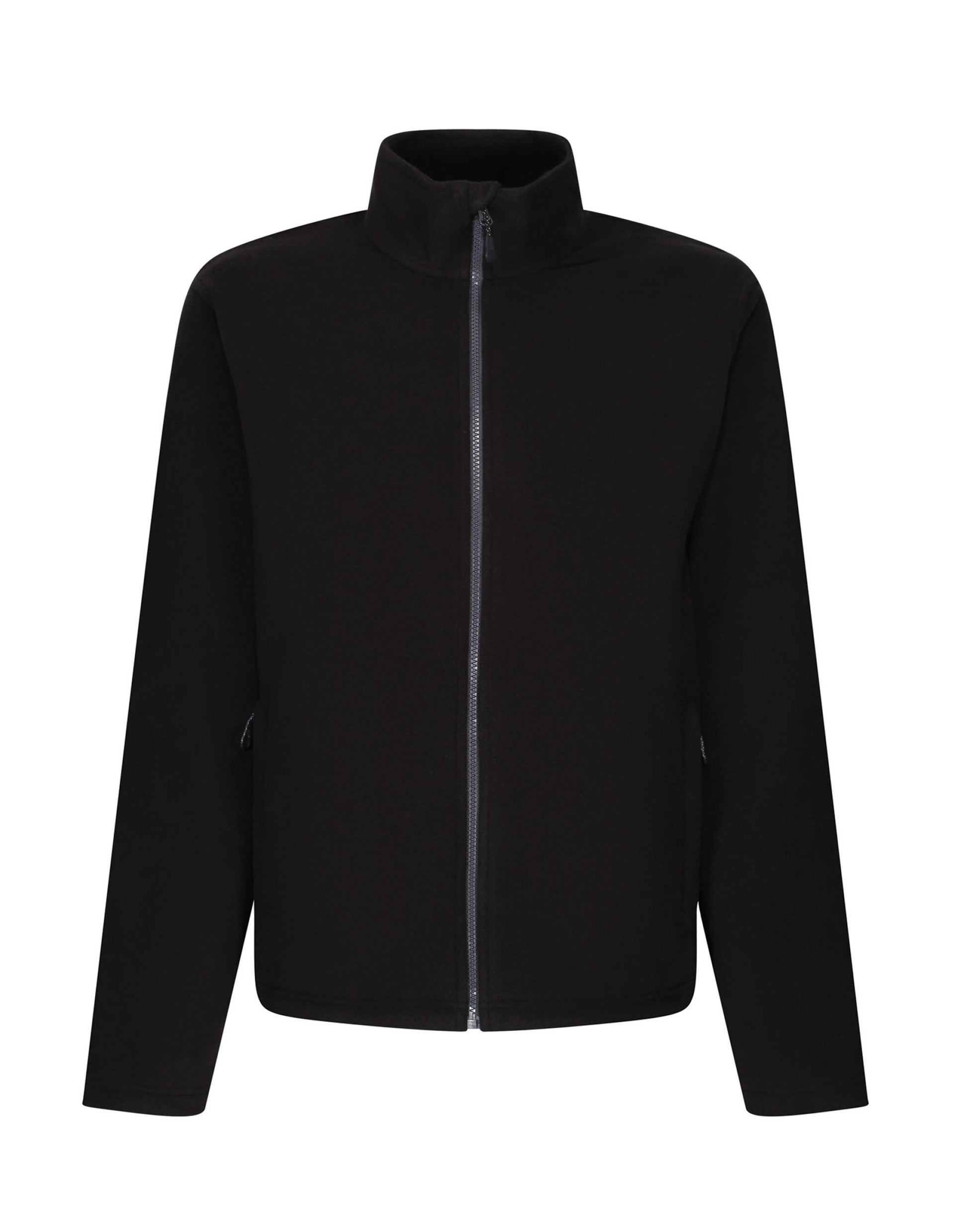 Recycled Full Zip Fleece - Black