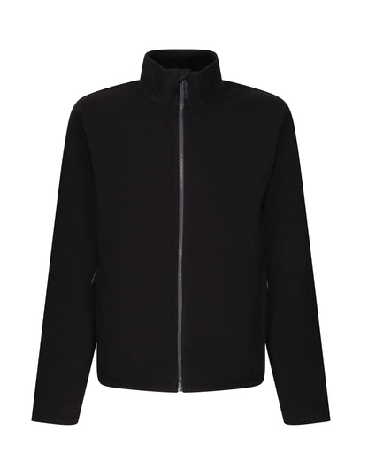 Recycled Full Zip Fleece - Black