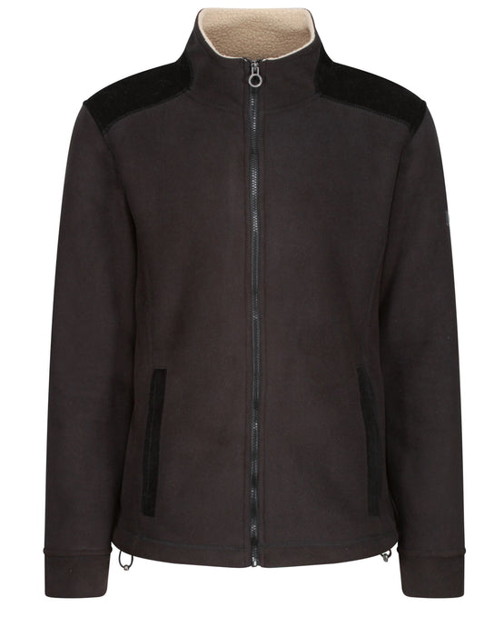 Faversham Full Zip Fleece - Black