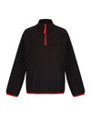 Micro Fleece Half Zip - Black/Classic Red