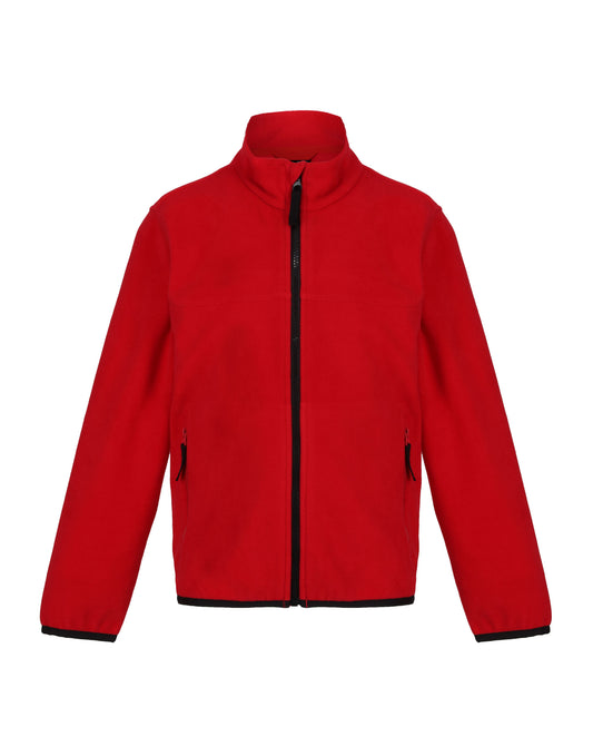 Full Zip Microfleece - Classic Red/Black